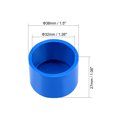 thumbnail image 2 of Unique Bargains 32mm PVC Pipe Cap Fitting, Slip End Caps DWV(Drain Waste Vent) Blue 10 Pcs, 2 of 3