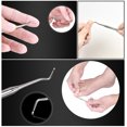 thumbnail image 3 of Lifter Ingrown Toenails Lifter Double Sided Nails Correction Tool Stainless Steel Manicure & Pedicure Cleaner, 3 of 7