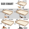 thumbnail image 4 of Orthopedic Dog Bed Large 36x24 Inch Waterproof Bolster Soft Comfortable Pet Sofa with Removable Washable Cover Non-Skid Bottom, 4 of 4