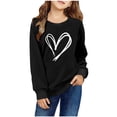 thumbnail image 1 of vdgthytj Chandail en Molleton pour Garçons et Filles, Imprimé Col Rond, Manches Longues, Blouse Graphique 2-10 Ans, 1 of 3