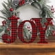 thumbnail image 4 of Wosthever Alegría de Navidad Decoración de Mantel Chimeneas Carta Letrero Decoraciones de para estudio Dormitorio Sala de estar Kits de decoración para fiestas HOGAR Wosthever HA040426-02, 4 of 6
