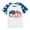 Blue, variant on ZACPNCV Shirts for Kids Boys Girls Summer Crewneck USA Flag Graphic Short Sleeve Casual 4th of July Shirt Patriotic Tee Blouses Blue 4-5 Years