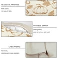 thumbnail image 5 of Fall Pillow Covers 20x20 Inch Set of 2 Blue Pumpkin and Orange Maple Leaf Throw Pillow Covers Fall Autumn Indoor Outdoor Decorative Pillow Case Thanksgiving Harvest Farmhouse Couch Sofa Decoration, 5 of 6