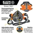 thumbnail image 2 of Klein Tools P100 Half-Mask Respirator, S/m, 2 of 8