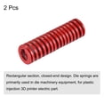 thumbnail image 3 of 3D Impresora Troquel Resorte, 2uds TM 20mm OD 75mm Largo Espiral Estampado Media Carga Compresión Molde Troquel Resortes para 3D Impresora Eléctrica Pieza, Rojo, 3 of 6