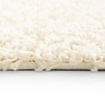 thumbnail image 3 of Jersey Shag Transitional Solid Cream Polypropylene Indoor Area Rug, 4'x6' Rectangle, 3 of 6
