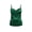 Green, variant on Women's Cami Top with Adjustable Straps, Silk Camisole Shirts Satin Tank Top with Zipper