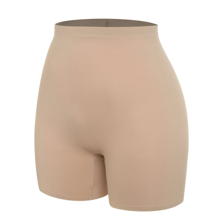 FITVALEN Anti Chafing Underwear Slip Shorts for Women Under Dress Invisible  Seamless Boyshorts Panties Shapewear