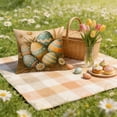 thumbnail image 4 of Uutvery Easter Bunny Print Pillowcase, Machine Washable Polyester Pillow Cover, Fade Resistant Indoor Outdoor Decor, Holiday Home Decor For Sofa Bed Chair, 4 of 7