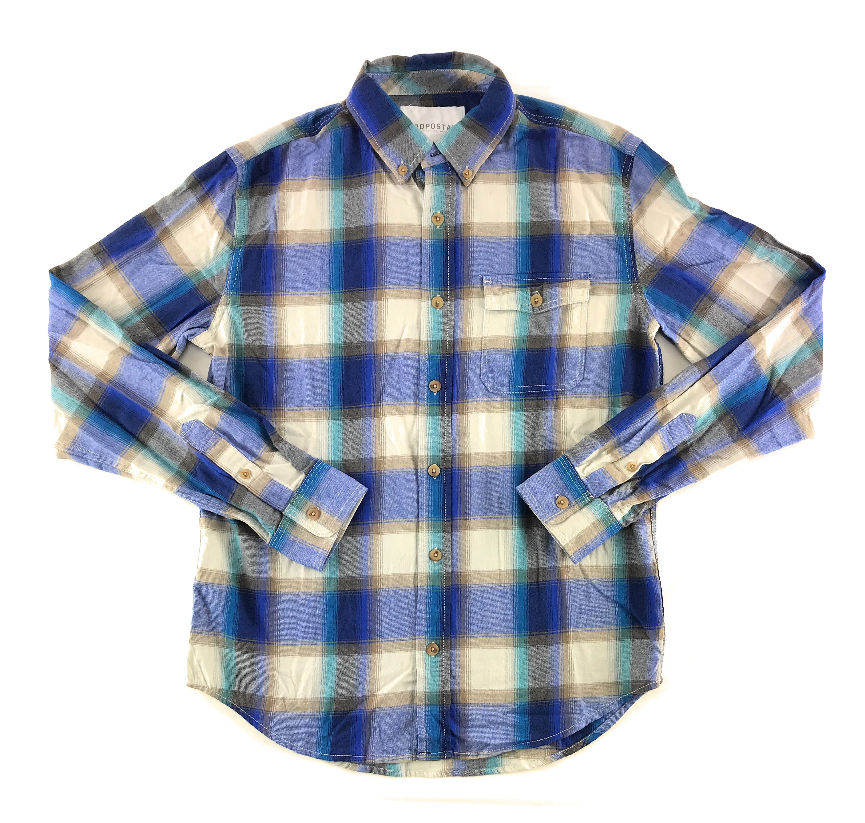Aeropostale Mens Flannel Long Sleeve Shirt - Walmart.com