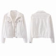 thumbnail image 3 of Chaqueta Vaquera Extragrande para Mujer con Perlas Bordadas y Abalorios XL, 3 of 6