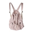 thumbnail image 1 of Bolsa de gimnasia de moda portátil de mochila casual de mochila para adultos caminando para acampar Rosa, 1 of 8