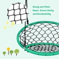 thumbnail image 6 of Costway Spider Web Chair Swing w/ Adjustable Hanging Ropes Kids Play Equipment Green, 6 of 11