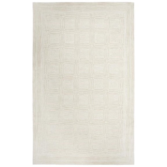 Alora Decor Emerson 8' x 10' Squares Beige/Gray/Rust/Blue Hand-Tufted Area Rug