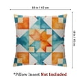 thumbnail image 4 of Boho Indoor Pillow Covers  Orange Mandala Decorative Throw Pillow Cases Soft Velvet for Sofa Couch Garden Bedroom Home Decor, 4 of 7