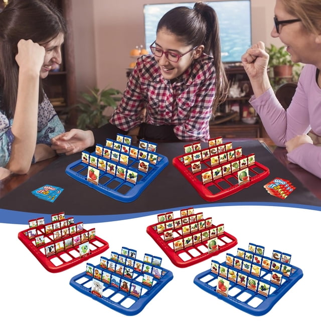 Kids Guessing Game under $5! CQCYD Children's Reasoning Game with Guess Who Theme, Parent Child Interactive Board Game for Family, Educational Desktop Toy for Kids Learning Development