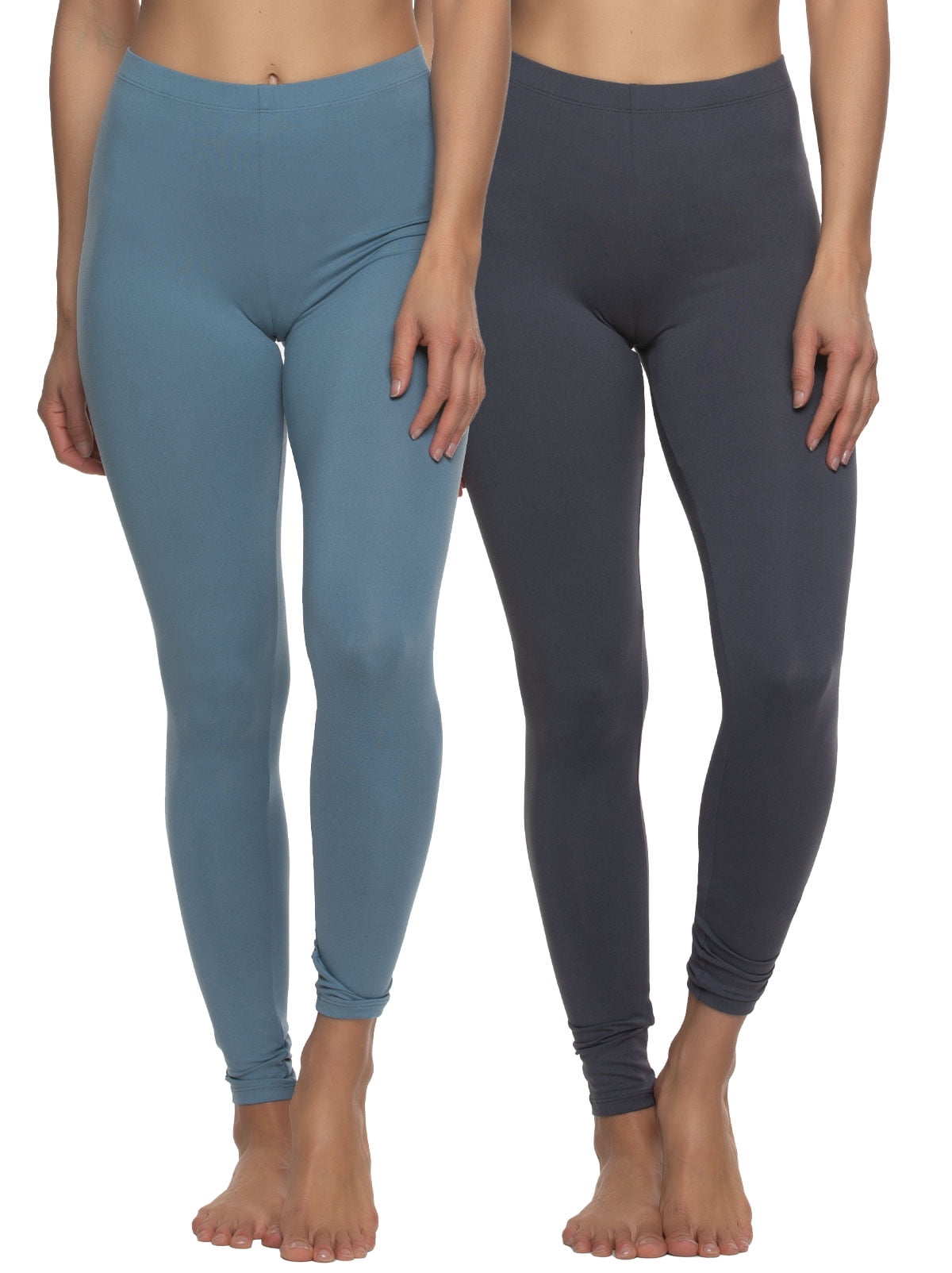 Felina Velvety Super Soft Lightweight Leggings 2-Pack - For Women - Yoga  Pants, Workout Clothes (Cool Beach, X-Small) - Walmart.com