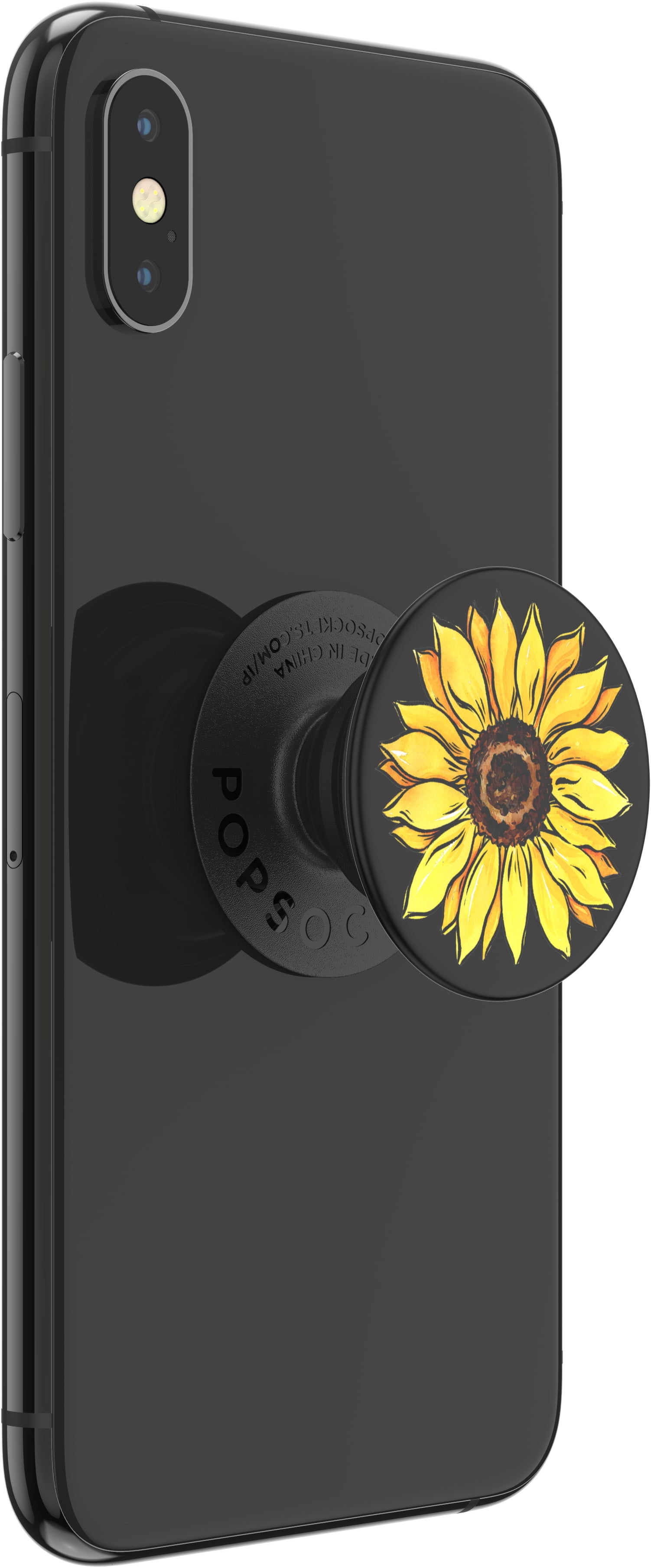 PopSockets Grip with Swappable Top for Cell Phones, PopGrip Sunny Side