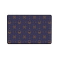 thumbnail image 4 of DouZhe Dark skulls and Bones Rugs Doormat, Non-Slip Machine Washable Carpets Floor Door Mat , 36" x 24", 4 of 6