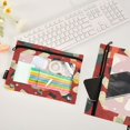 thumbnail image 4 of Ckdifva Christmas Socks Pencil Pouch 3 Ring Zipper Pencil Case Binder Pockets Clear Top Cosmetic Bag 2 Pack, 4 of 6