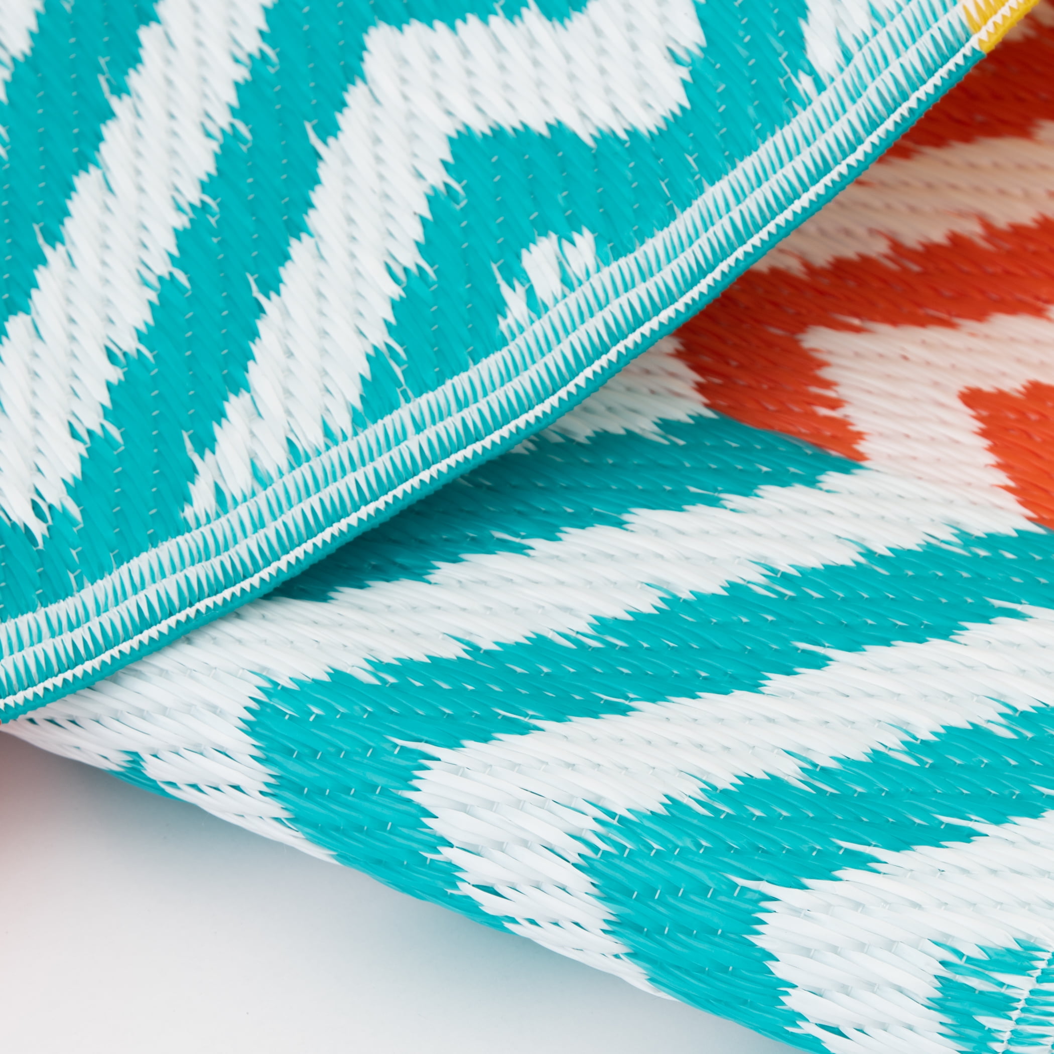 Mainstays 5' x 7' Multicolor Geometric Olefin Outdoor Rug