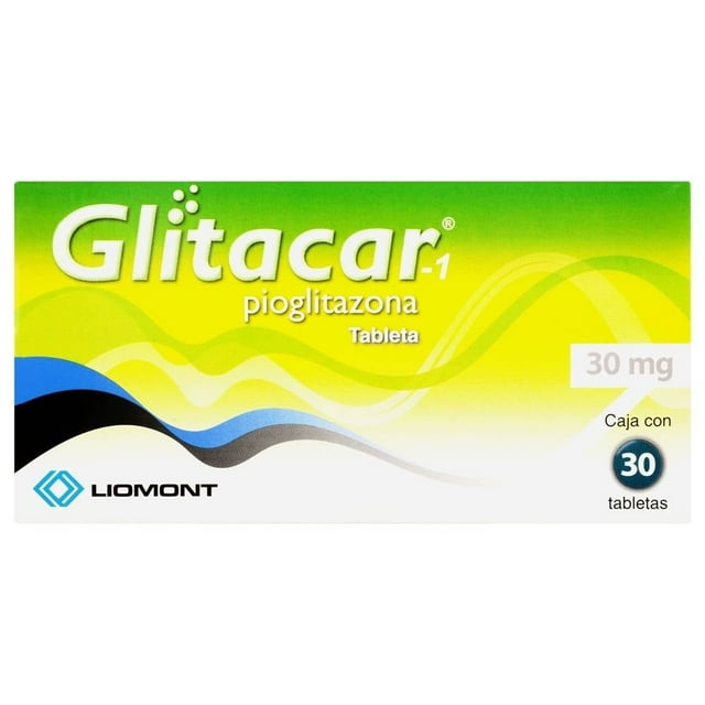 Glitacar 1 30 Tabletas con 30 mg
