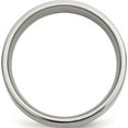 thumbnail image 2 of Titanium/14K Titanium Polished With 14K Yellow Inlay 8mm Flat Band (Size 13) Made In China tb227-13, 2 of 5