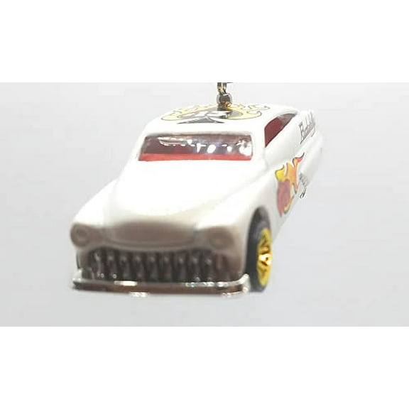 Christmas Ornament for 1949 Mercury Purple Passion White Spade Decal