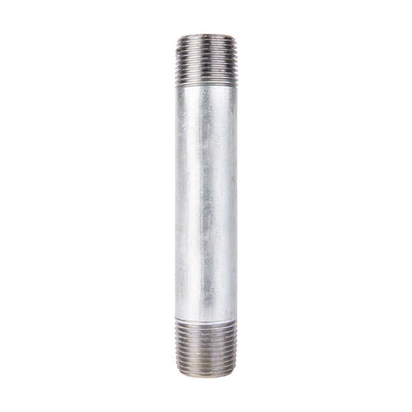 Boquilla STZ INDUSTRIES de acero galvanizado MPT de 1/2 pulgada x 11,4 cm L
