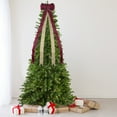 thumbnail image 2 of Northlight 48" x 10" Burlap and Buffalo Plaid 16 Loop Christmas Bow Decoration, 2 of 5