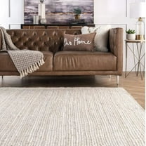 Braided Area Jute Rug Hand tuft Rug For Living Room, Bedroom, Hallway