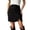 #20Black, variant on Womens Faux Suede Mini Skirt High Waisted