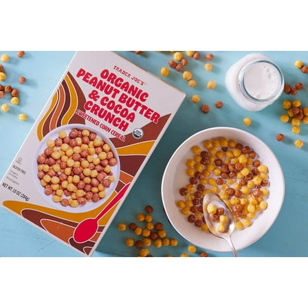 Pack of 2 - TJs Organic Peanut Butter & Cocoa Crunch 10 Oz