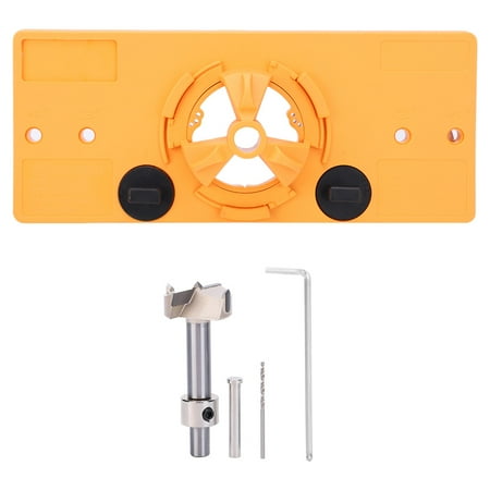 

1.4in Hole Puncher Locator Positioning Hinge Drilling Tool Set for Woodworking Carpenter