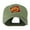 Olive, variant on Halloween Jack O Lantern Teeth Embroidered Cap - Brown OSFM