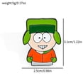 thumbnail image 5 of 7-Piece Cartoon Town Character Enamel Pin Set - Satirical Style Collectible Badges for Jackets & Collections, 5 of 8