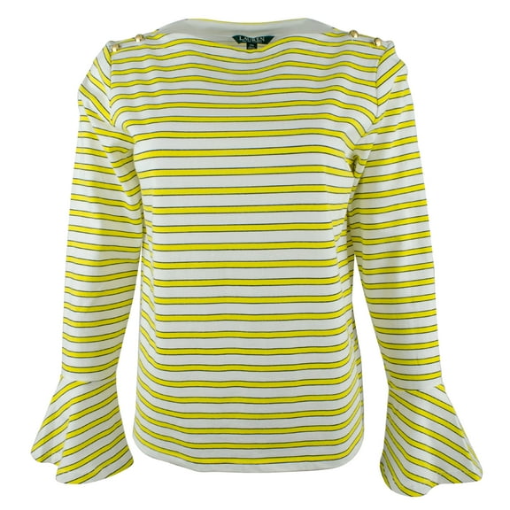 Women's Plus Bell-Sleeve Top-WM-2X