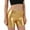 Gold, variant on Women's High Waisted Metallic Biker Shorts Stretch Shiny Party Club Pants