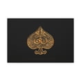 thumbnail image 1 of 3D Gold Spades Playing Card Canvas Wall Art for Home Decor Ready-to-Hang, 1 of 7