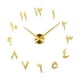 thumbnail image 5 of Reloj de pared decorativo de cuarzo Sunnimix grande moderno 3D dorado, 5 of 8