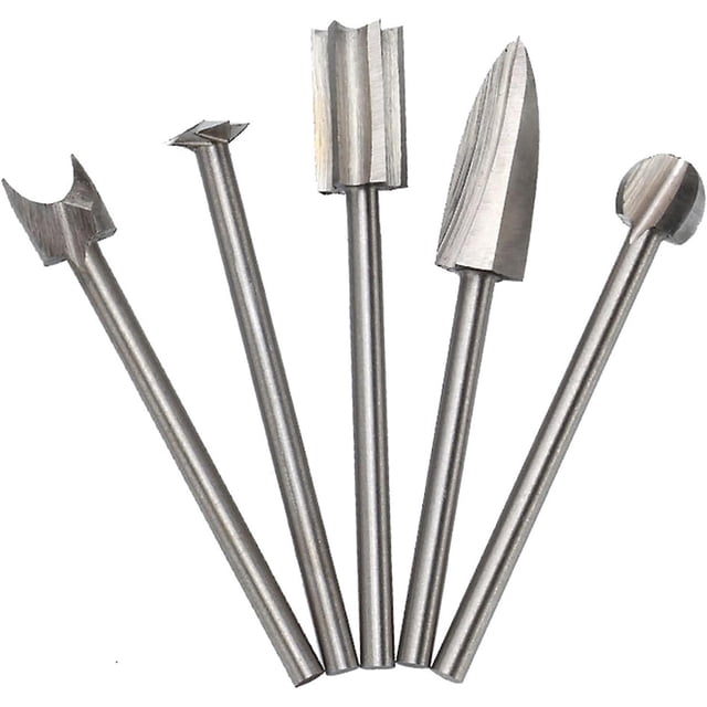 Juego de 5 herramientas eléctricas TANGJMXG para tallar madera