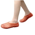 thumbnail image 5 of Ytobaz Flat Sandals for women Jelly Mesh Closed Toe Beach Shoes Slip On Flats Outdoor Poolside Vacation Travel Walking Daily Casual Footwear, 5 of 5