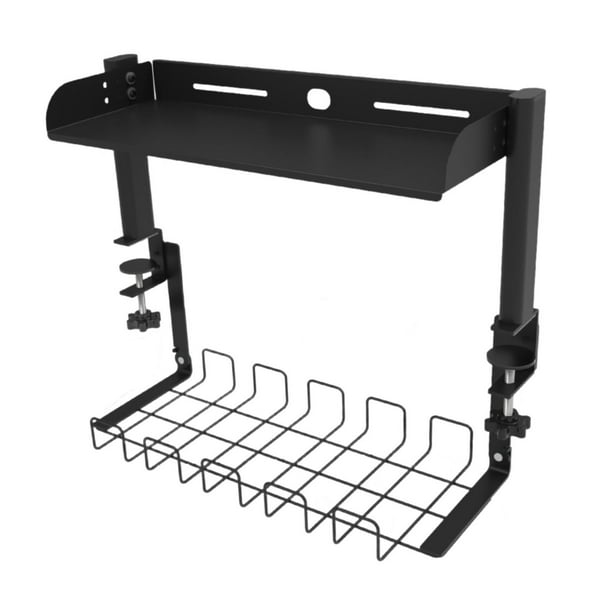 Estante de escritorio con abrazadera perfecl 36 cm x 44 cm x 155 cm Organizador de escritorio
