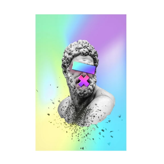 Trademark Fine Art Fadil Roze Thanos Canvas Wall Art