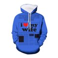 thumbnail image 1 of WILLBEST Sudaderas En Pareja Sudaderas con Capucha para El Día De San Valentín para Hombres y Mujeres Día De San Valentín para Hombres XGrande, 1 of 2