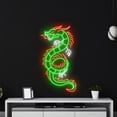 thumbnail image 4 of Handmadetneonsign Dragon Neon Sign, Dragon Neon Led Light Art Decor, Dragon Animal Wall Decor, 4 of 5