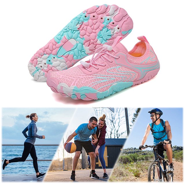 Zapatos Playa Descalzos Unisex Sin Deslizamiento para Acuáticos (39) Rosa