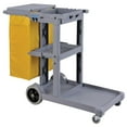 thumbnail image 4 of Global Industrial Janitor Cart Gray with 25 Gallon Vinyl Bag, 4 of 7