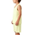 thumbnail image 7 of Cethrio Boys' Summer Short Sets, Cotton Sleeveless Casual 2 PC Kids Clothing Sets Yellow Size 3-4T, 7 of 7