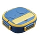 thumbnail image 1 of Lunch Box Multi Compartment Food Container Large Capacity Stainless Steel for Home Outdoor 2 Compartment Blue, 1 of 5